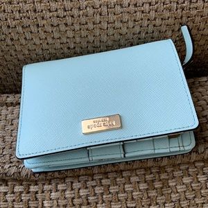 Kate spade light blue wallet